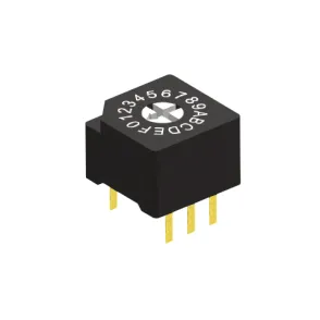 Rotary Dip Switches Snap-in RH-16