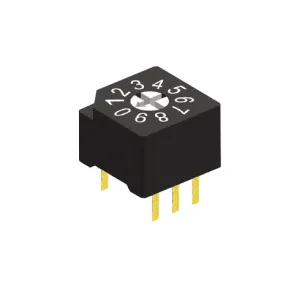 Rotary Dip Switches Snap-in RH-10