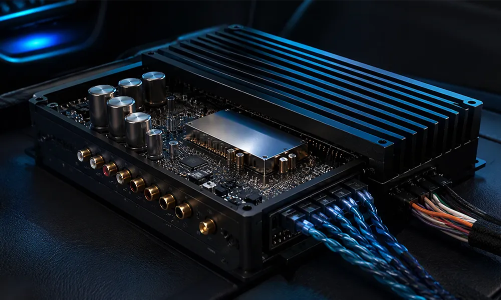 In-car DSP amplifier equipment