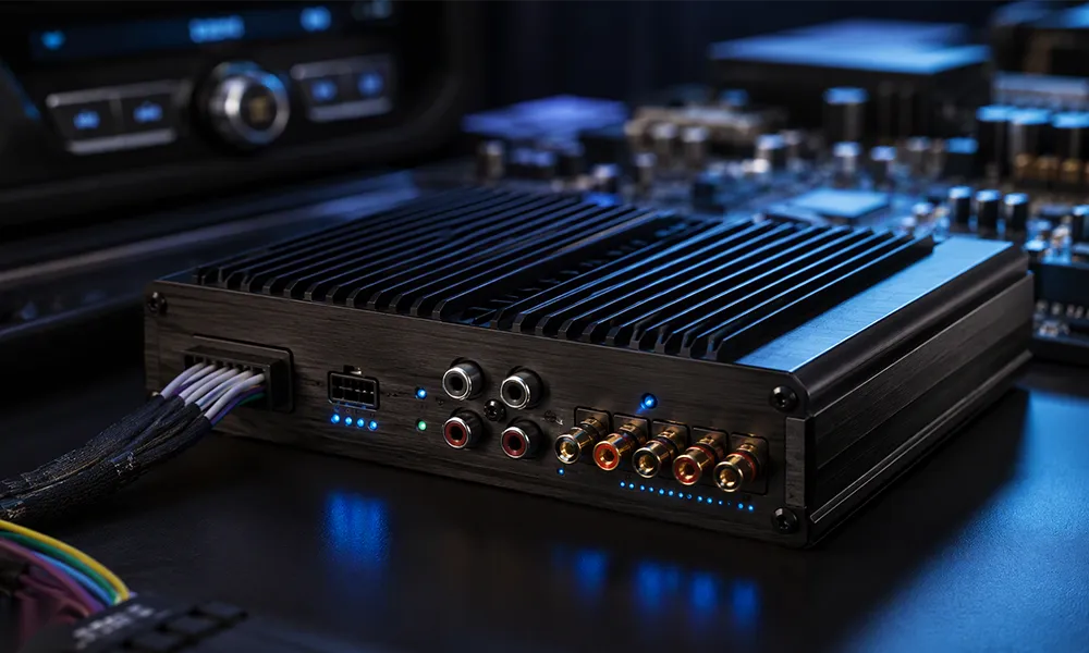 In-car DSP amplifier equipment