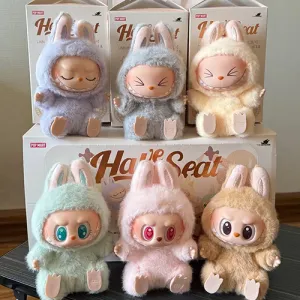 Labubu 2.0 Blind Box Bubble Plush Keychain Pendant Girly-Hearted Trend Toy