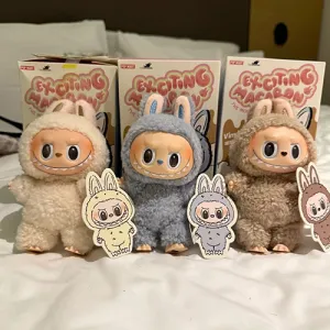 Labubu оптом Европа 1.0 Сидящая глухая коробка Текстурированная декоративная деталь