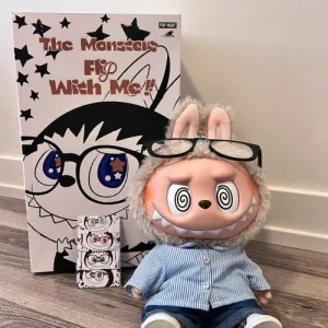 Labubu Véritable peluche texturée anti-stress Little Monster Entrepôt Europe