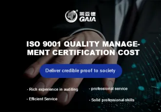 ISO 9001 quality management certification cost