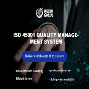 ISO 45001 quality management system