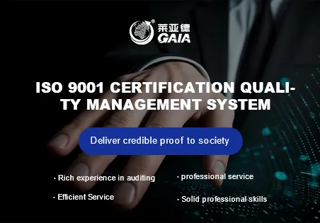 ISO 9001 certification quality management system