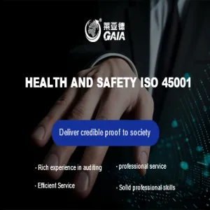 Health and safety iso 45001