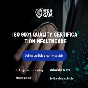 ISO 9001 quality certification healthcare