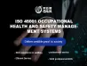 ISO 45001 occupational health and safety management systems