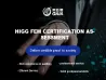 HIGG FEM certification assessment
