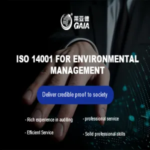 ISO 14001 for environmental management
