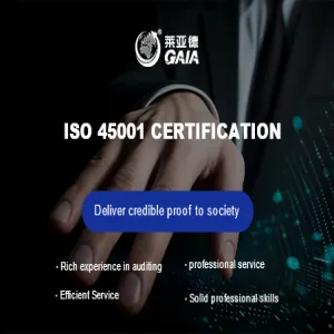 ISO 45001 certification