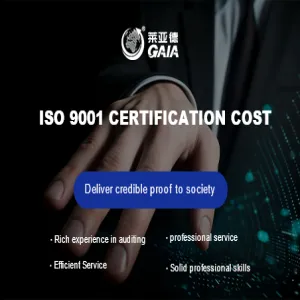 ISO 9001 certification cost