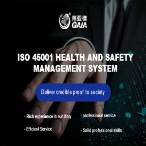 ISO 45001 health and safety management system