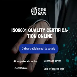 ISO9001 quality certification online
