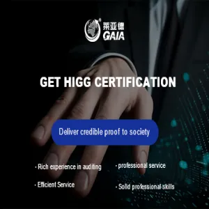 Get HIGG certification