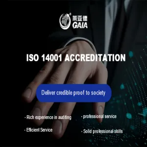 ISO 14001 accreditation