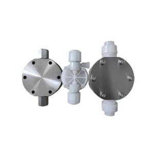 High-precision metering pump head