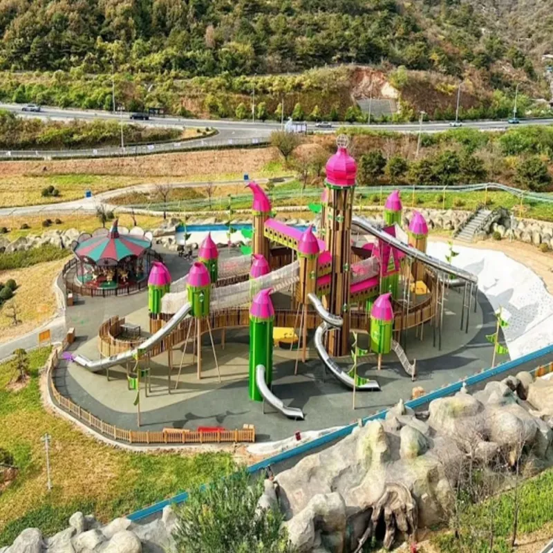 Interactive Outdoor Children's Playground for Fun & Fitness