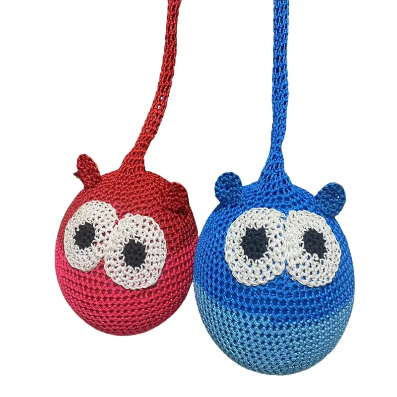 Rope Net Woven Hanging Ball Swing for Kids Playground