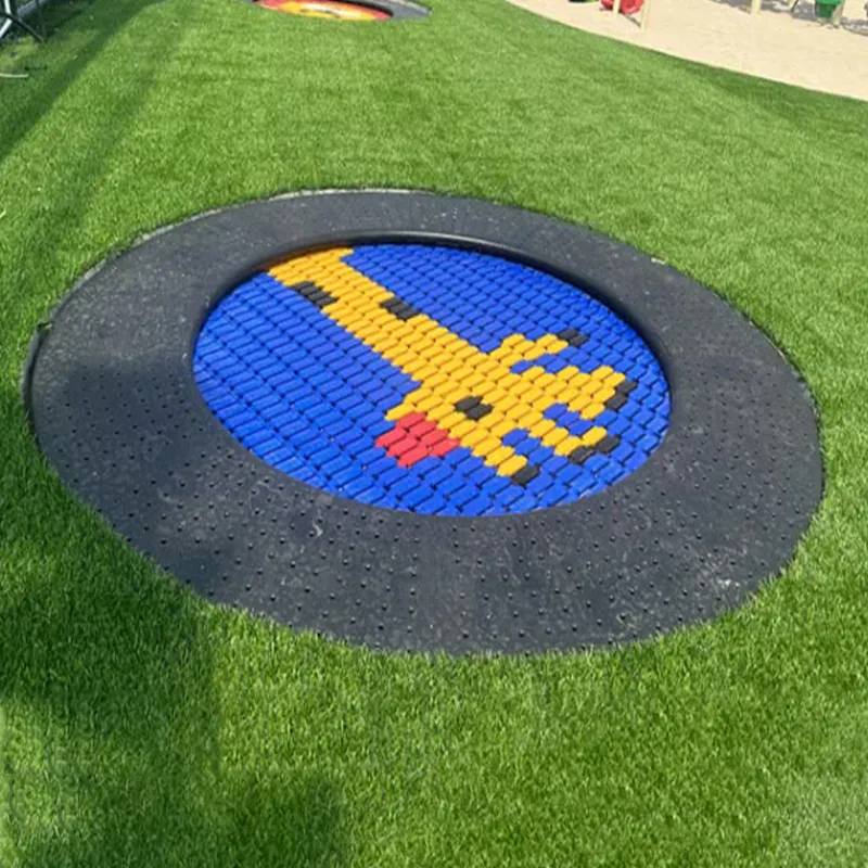 Giraffe In-Ground Trampoline with Stable & Durable Design