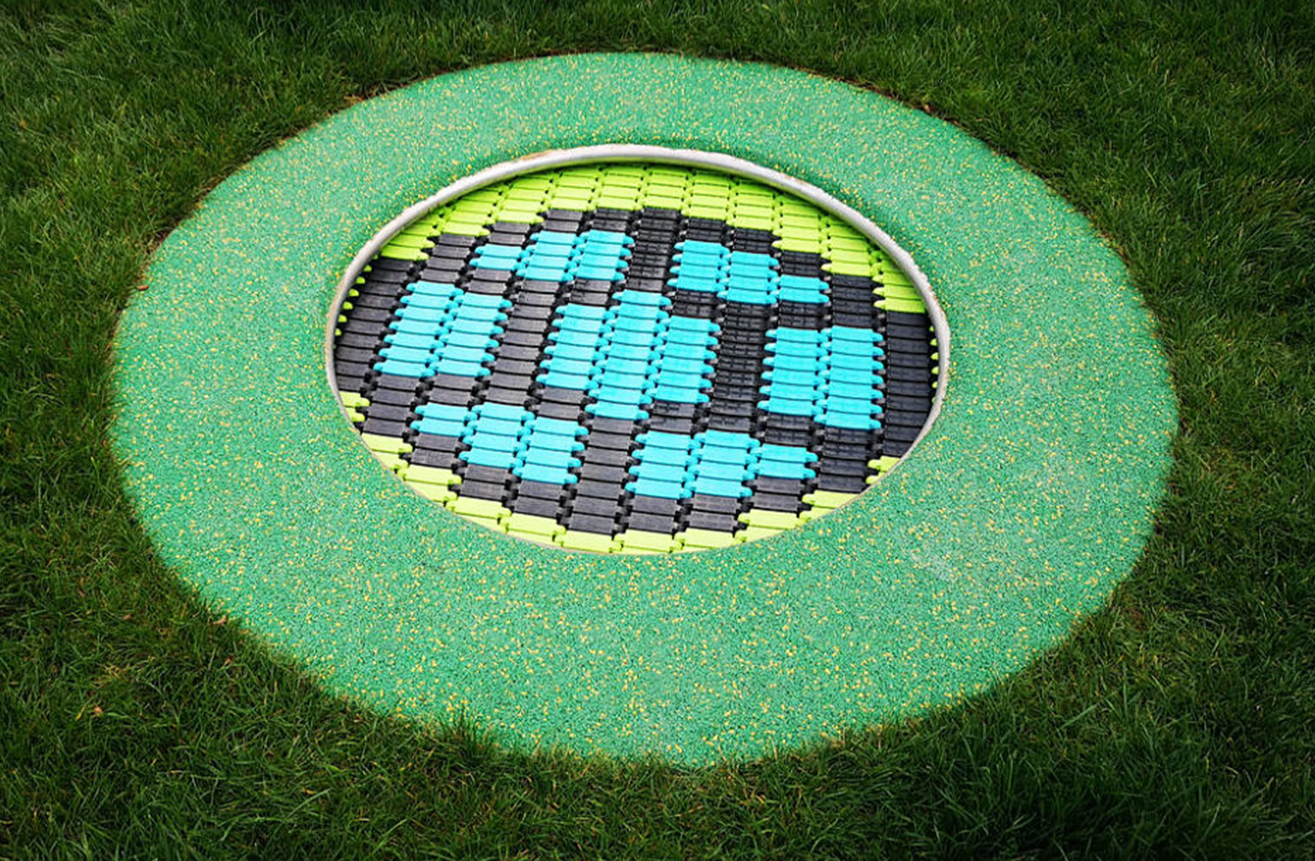 Commercial outdoor activity land - trampoline