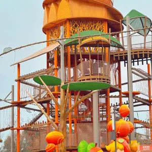 Multi-Layer Magic Net Matrix for Jungle Adventure Parks