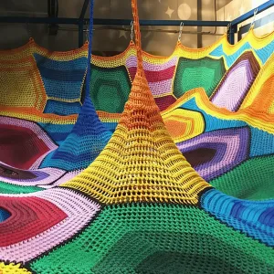 Knotless Net High-Altitude Magic Net Platform for Forest Scenic Spots