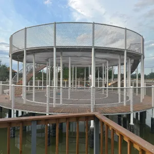 Unpowered Children's Play Equipment &ndash; Multi-layer Colorful Outdoor Play Structure