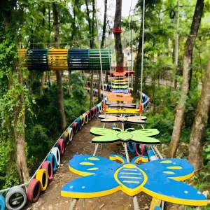 Outdoor Suspension Bridge for Adventure Parks and Scenic Spots