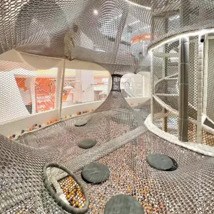 Rainbow Climbing Net Indoor Playground Equipment