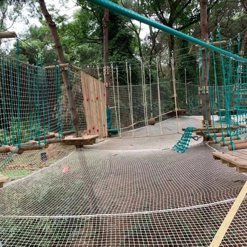 Tree-Top Jungle Rope Net Park for Sensory Play