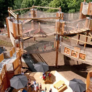 Special-Shaped Magic Net Matrix for Custom Jungle Playgrounds