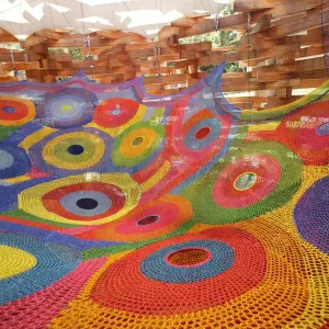 Commercial Knotless Net Playground for Indoor & Outdoor Use