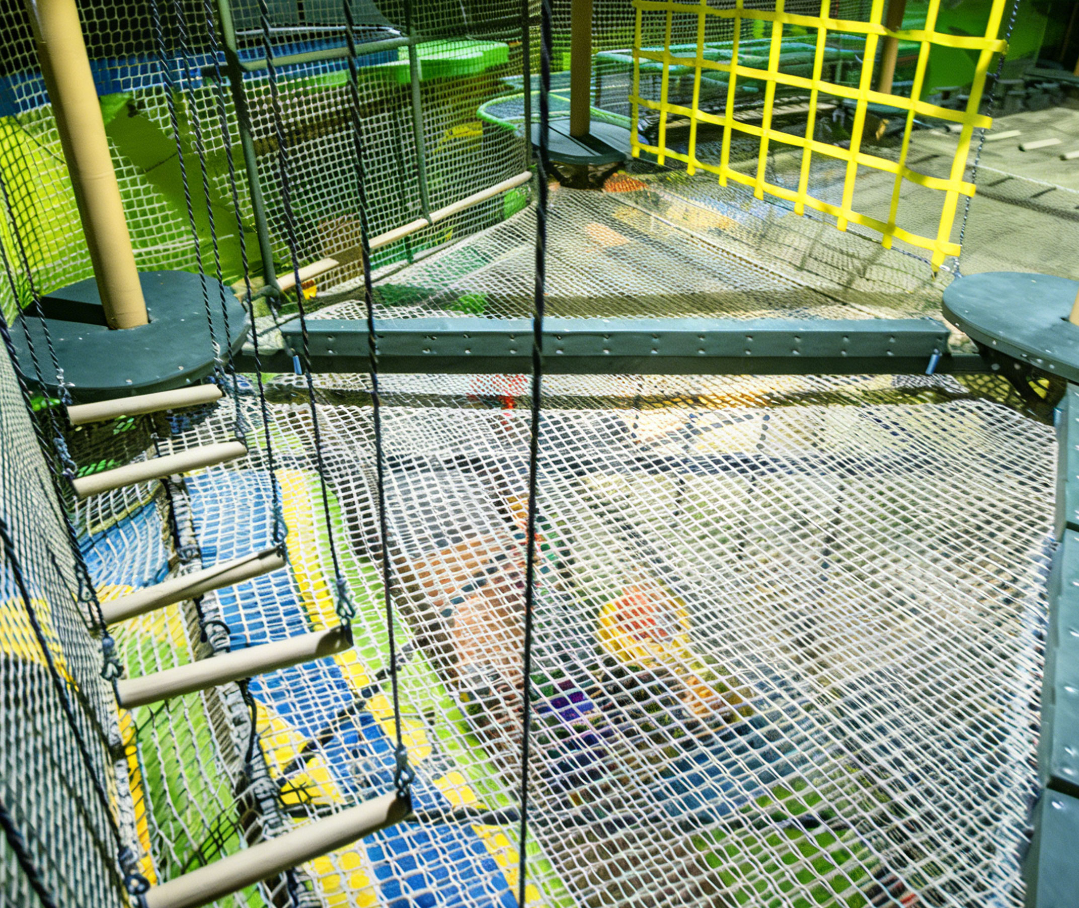 Child Safe Trampoline Easy Installation for Public Playgrounds