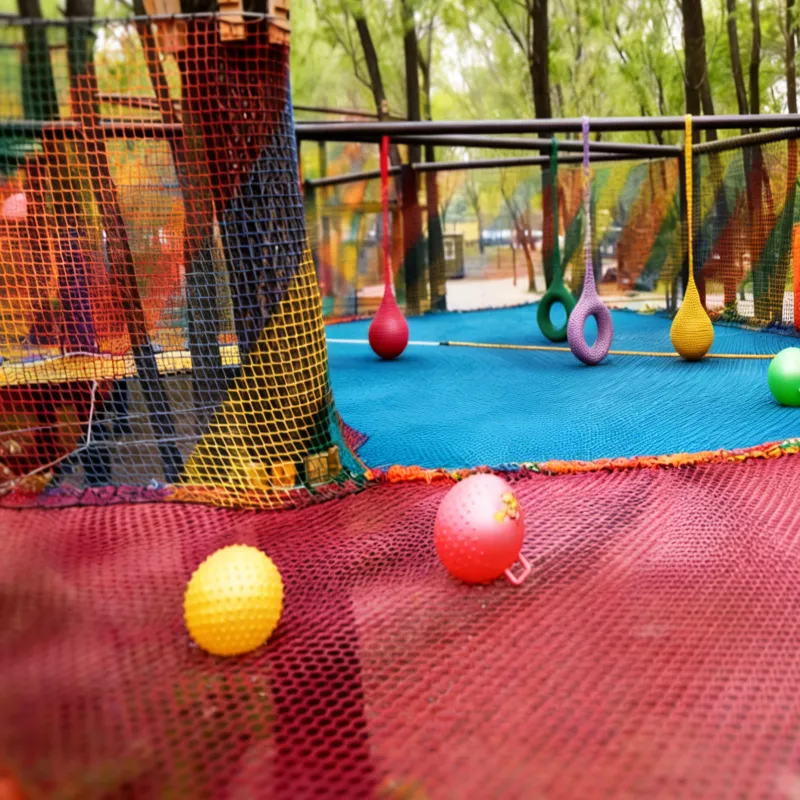 Knotless Net Parent-Child Magic Net Park for Outdoor Parent-Child Activities
