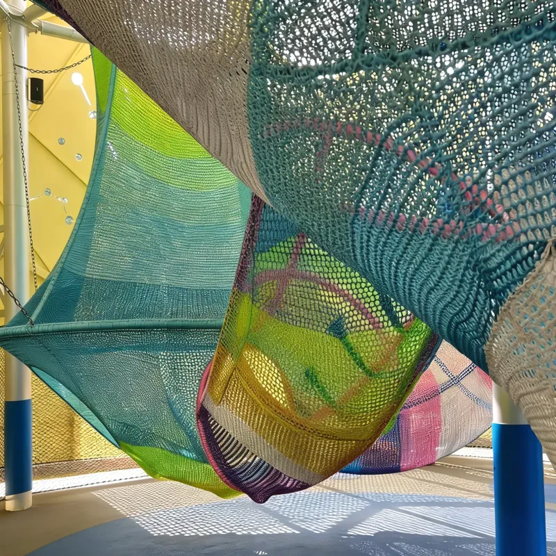 Durable Honeycomb Net Playground for Children&rsquo;s Play Areas
