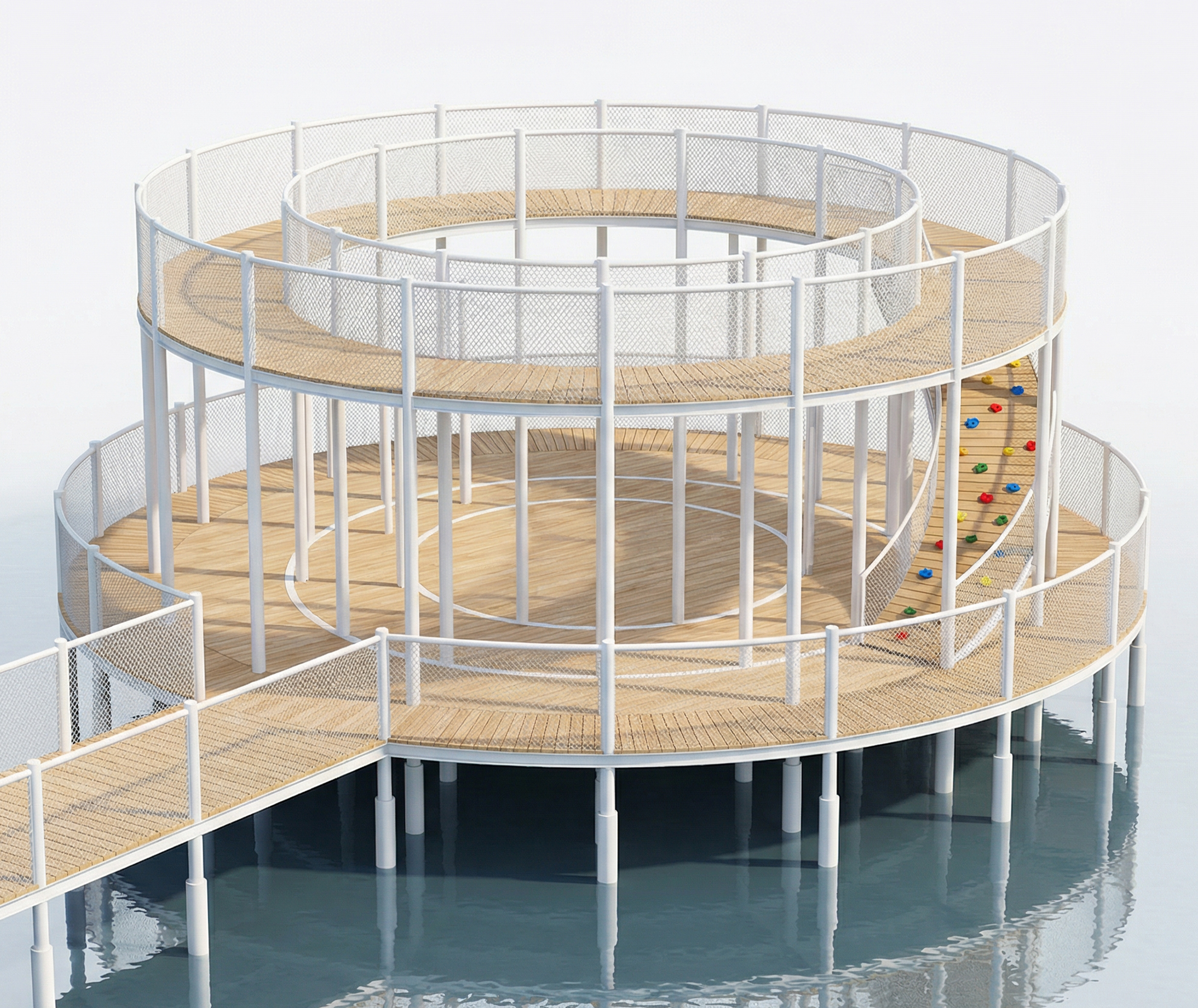 Interactive Sensory Play Net Hanging Balls with Various Color Choices