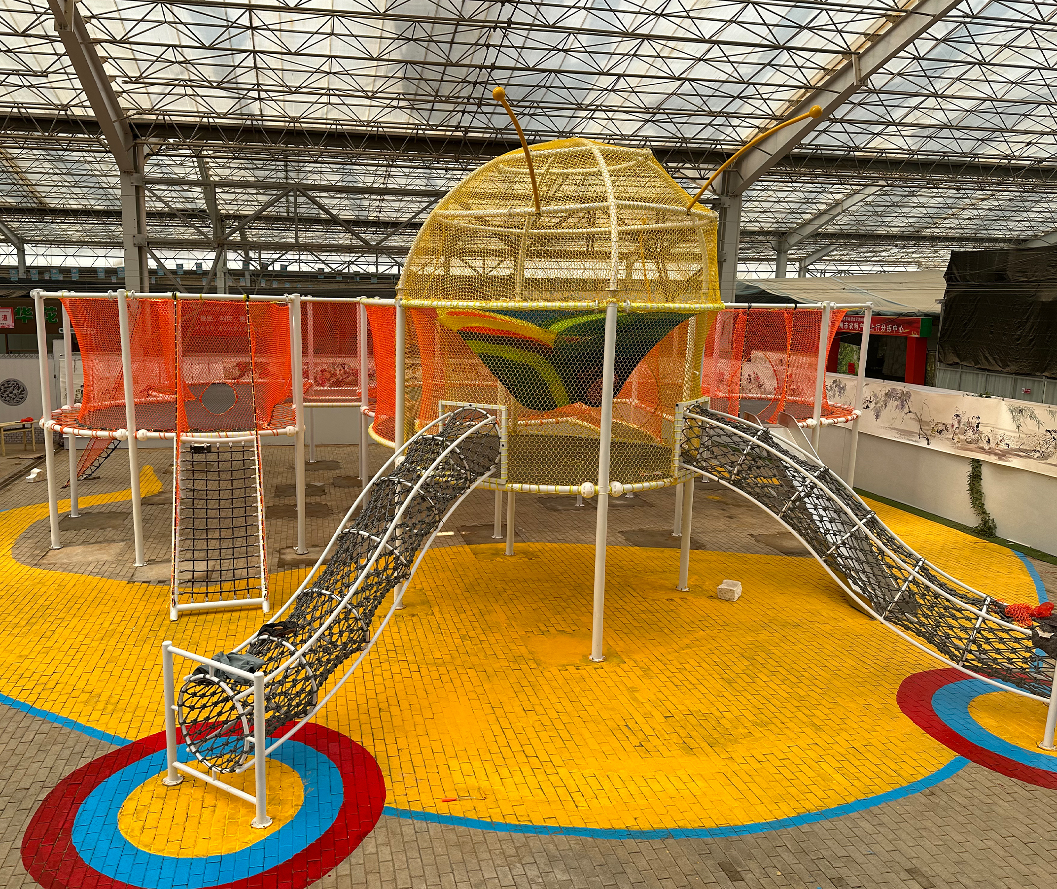 Playful Multi Color Sensory Play Net Hanging Balls for Toddlers & Kids