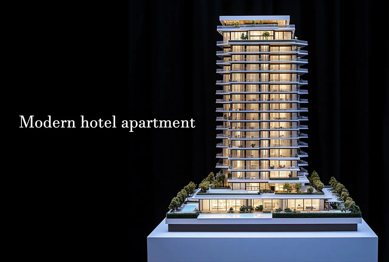 Modern apartment hotel
