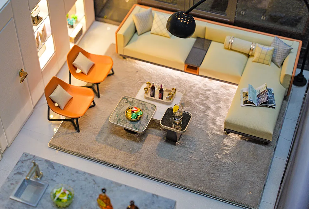Portable and exquisite villa interior