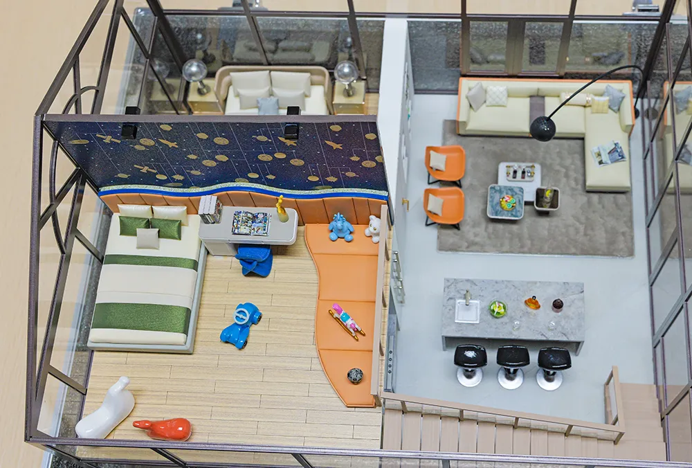 Portable and exquisite villa interior