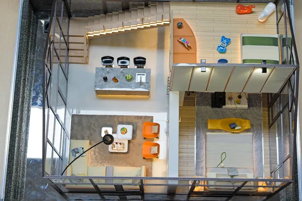 Portable and exquisite villa interior