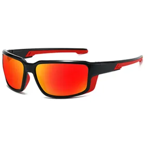 TR90 Two-Tone Rectangular Full Frame Sports Sunglasses