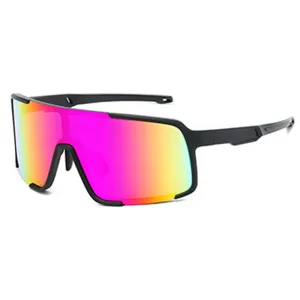 TR90 UV400 Mirrored Wraparound Sports Shades