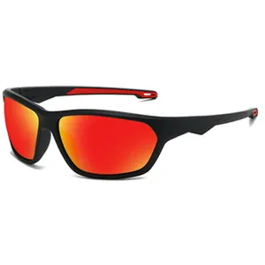 TR90 Blade Cut Angular Temple Sports Sunglasses
