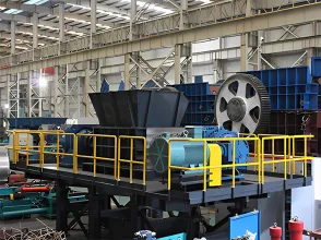 Triturador de eixo duplo