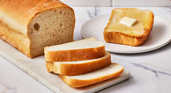 Bread made with compound emulsifier