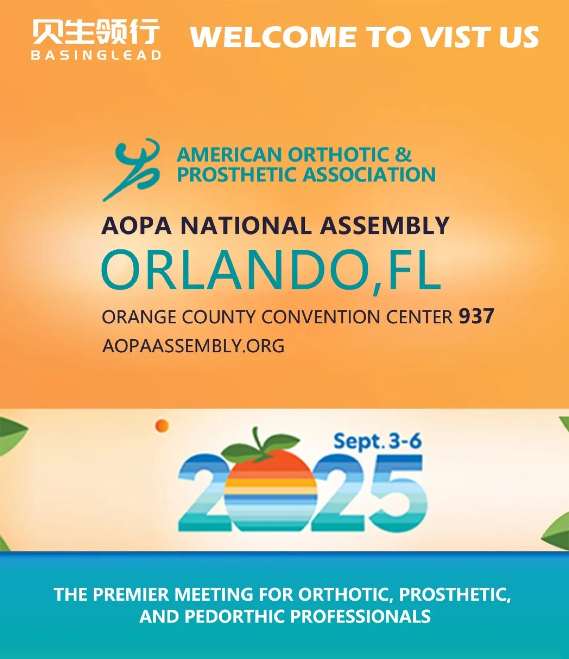 BASINGLEAD to Showcase Innovative Orthotic Solutions at AOPA 2025