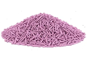 Lavender-flavored tofu cat litter